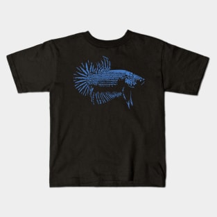 Betta - BLUE Kids T-Shirt